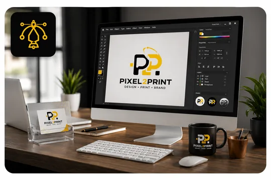 Graphic design services — Pixel2Print